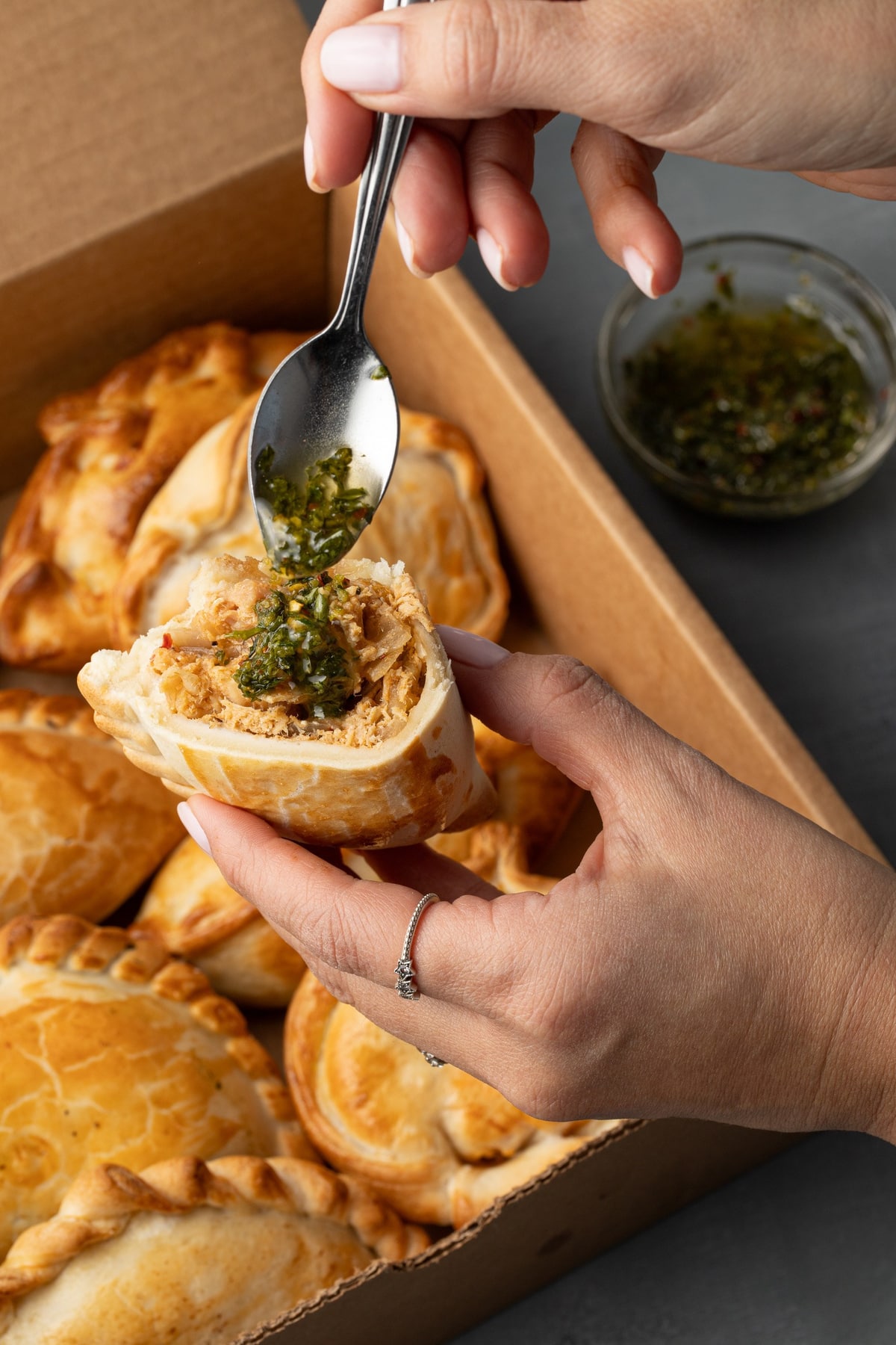 María Luisa empanadas, ready to share