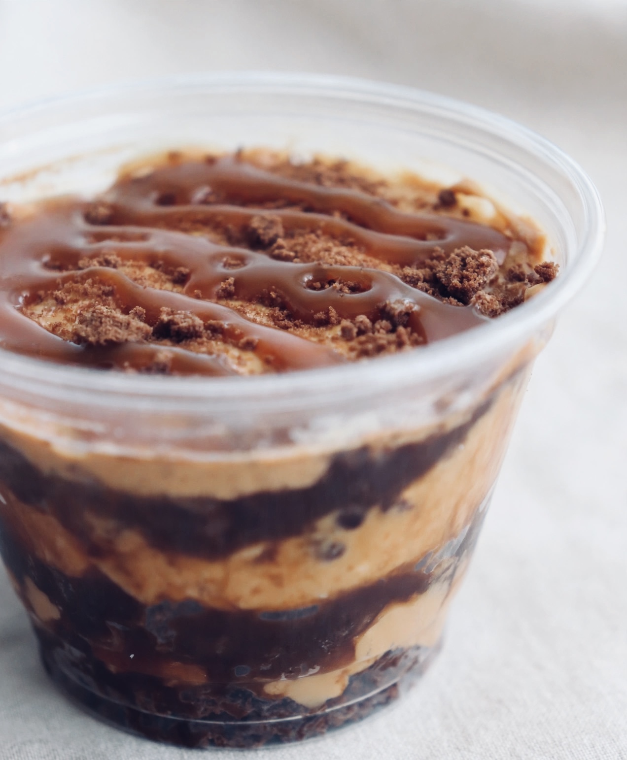 Chocotorta with chocolate cookie layers and dulce de leche at María Luisa Empanadas